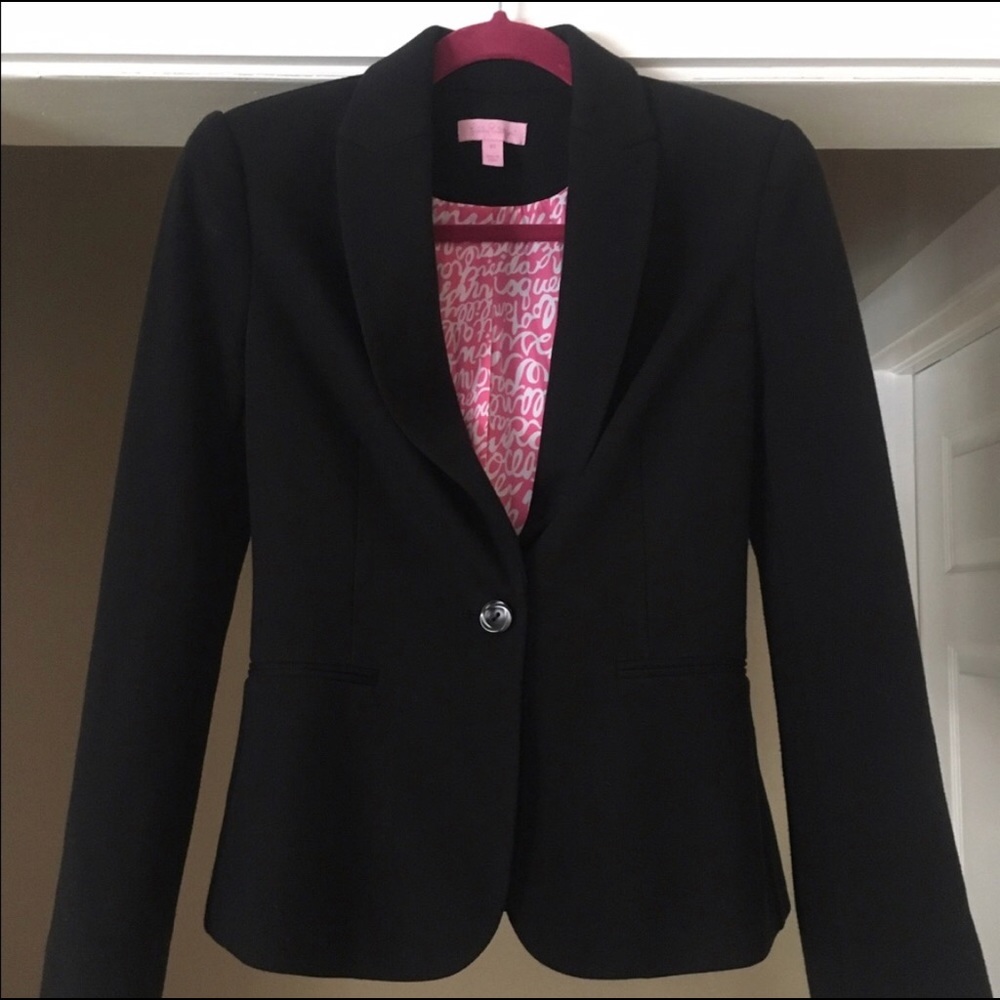 Lilly Pulitzer Black Leighton Blazer XS